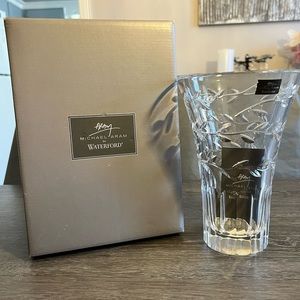 Waterford crystal vase 8inches